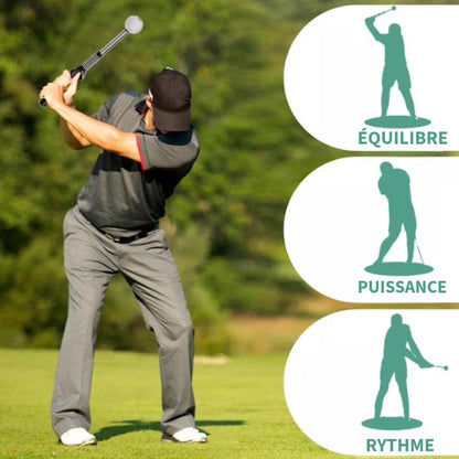 Club télescopique, aide d’entraînement au golf extensible