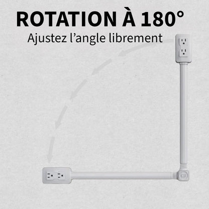 Adaptateur de Prise Pivotant
