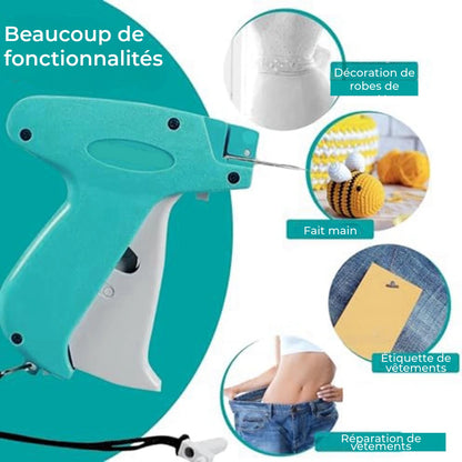 Kit de Pistolet à Micro-Couture | Fixation rapide et facile sans aiguille ni fil