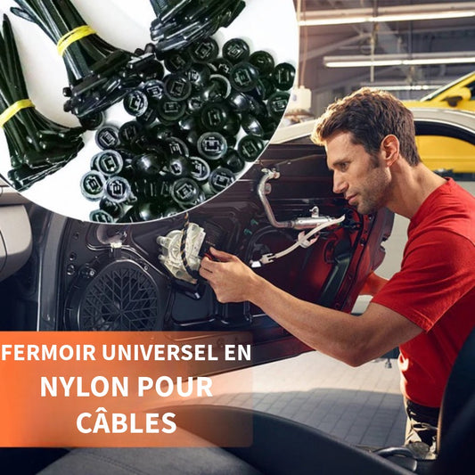 Fermoir Universel en Nylon pour Câbles