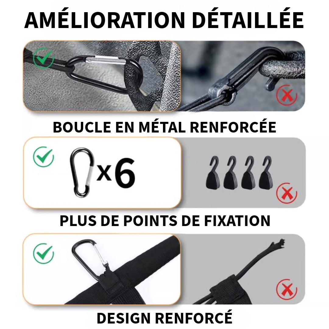 Filet de Bagages Élastique Renforcé