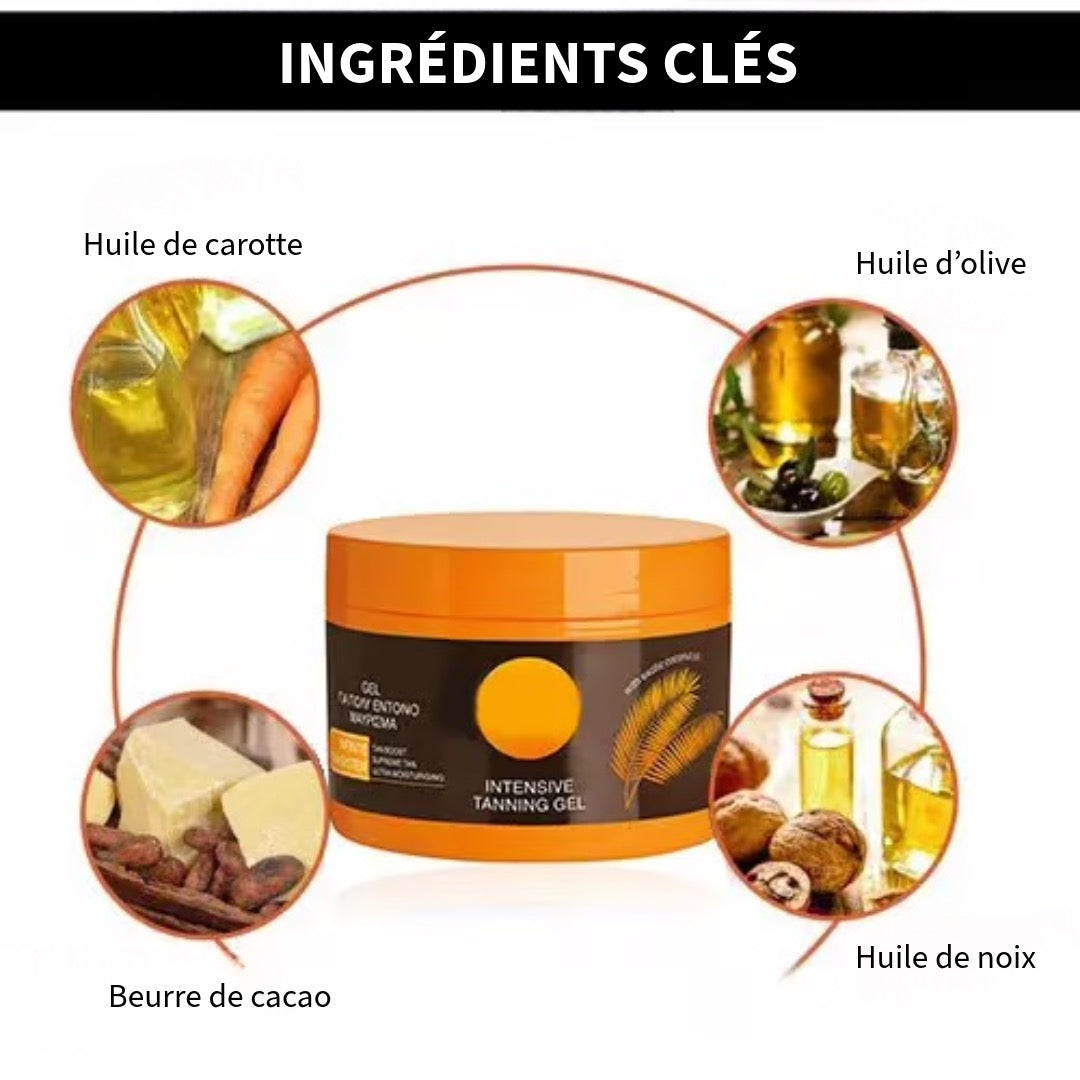 Gel autobronzant