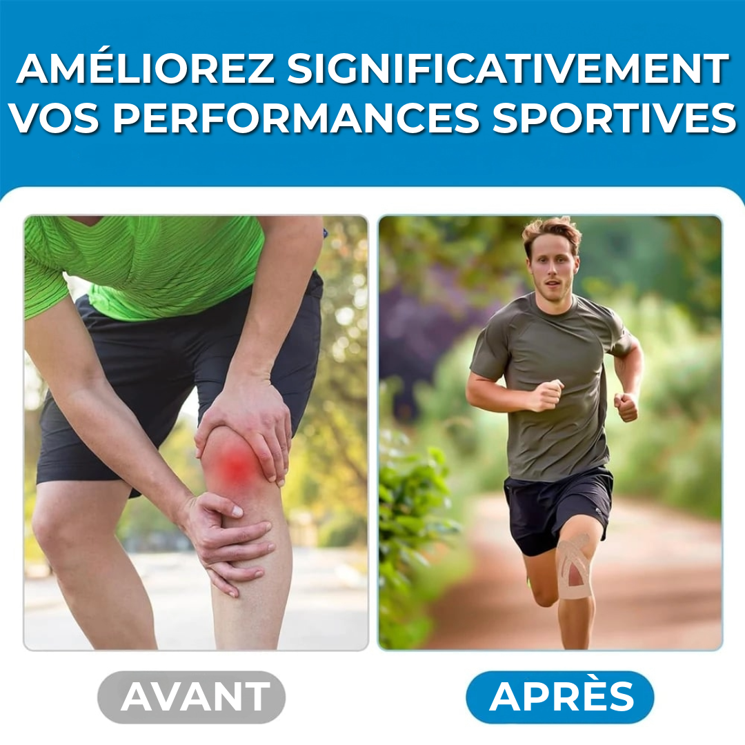 Tape de Genou Professionnelle | 10 Pièces