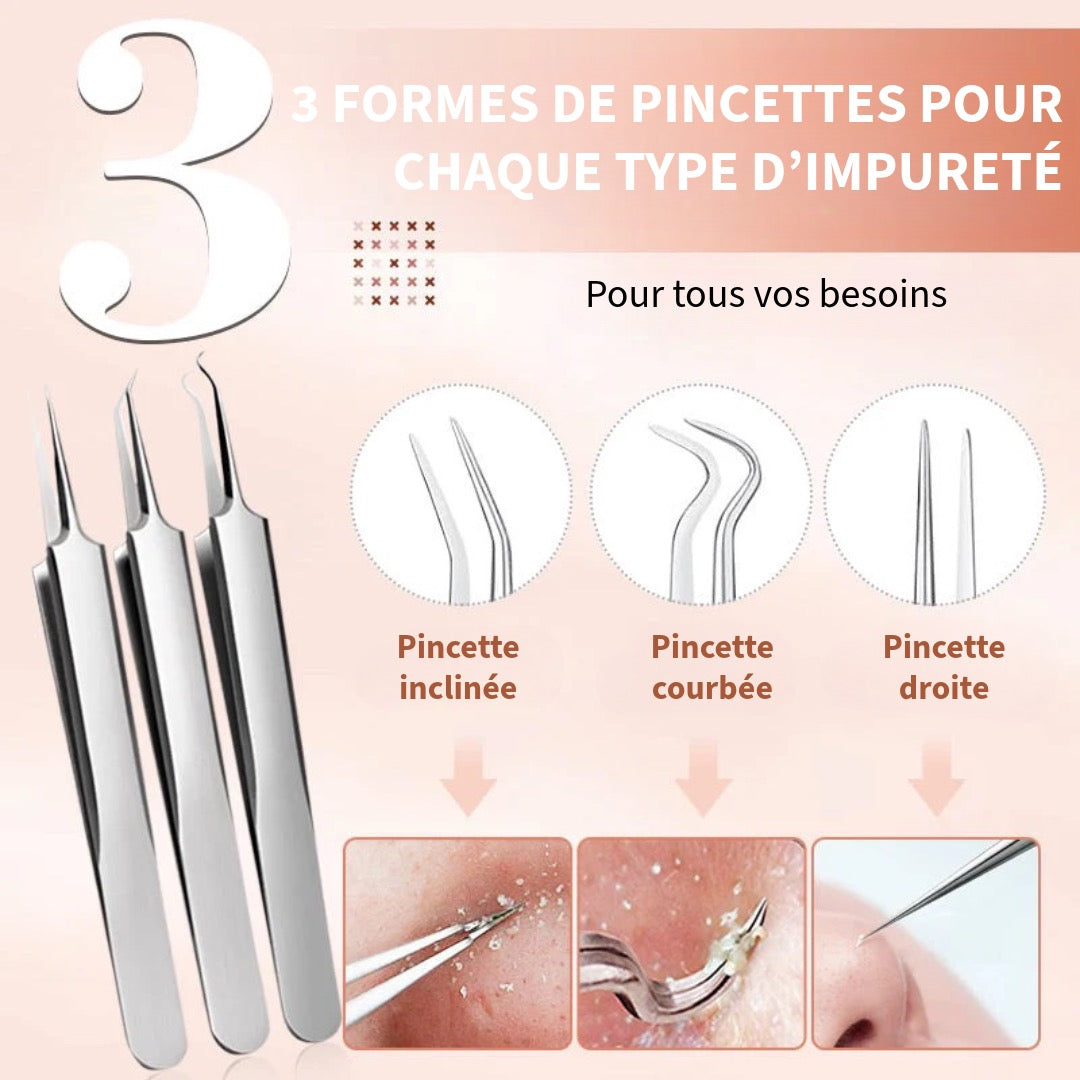 Kit d’Extraction en Acier Inoxydable pour Points Noirs