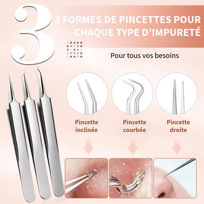 Kit d’Extraction en Acier Inoxydable pour Points Noirs