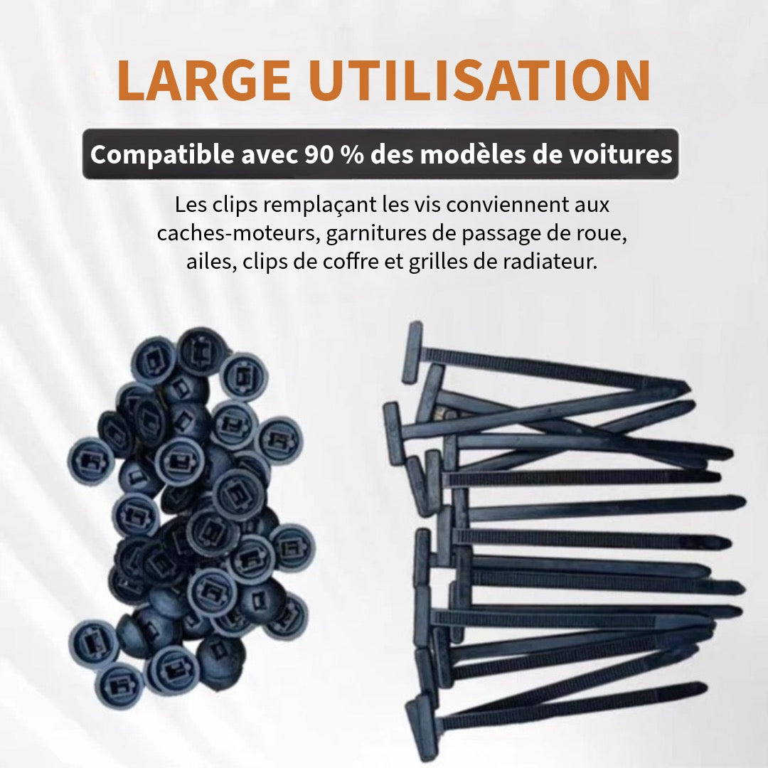 Fermoir Universel en Nylon pour Câbles