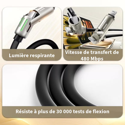 Câble de Charge 4-en-1
