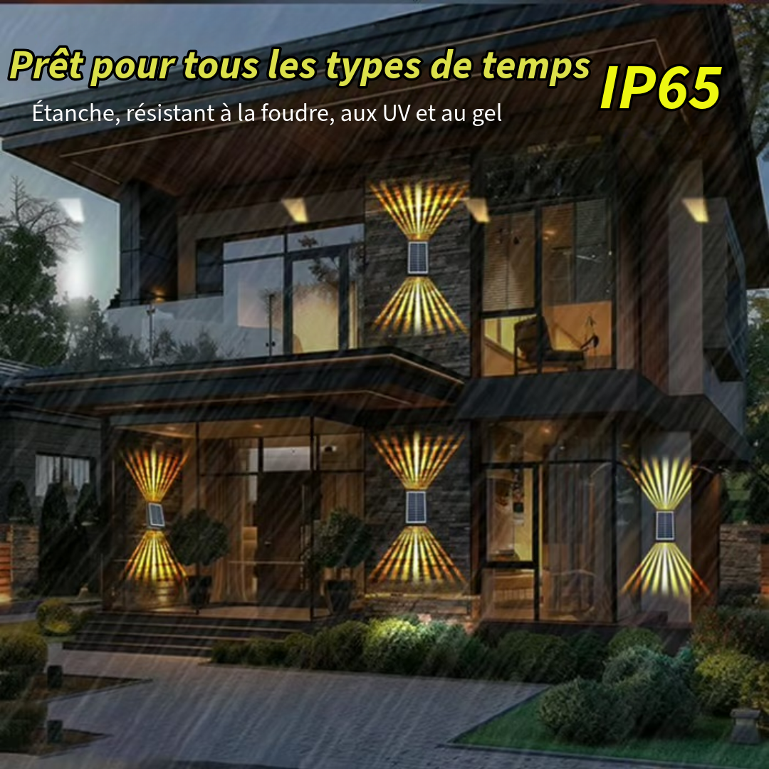 Lampe extérieure étanche à énergie solaire