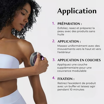 Fond de teint waterproof pour le corps et le visage