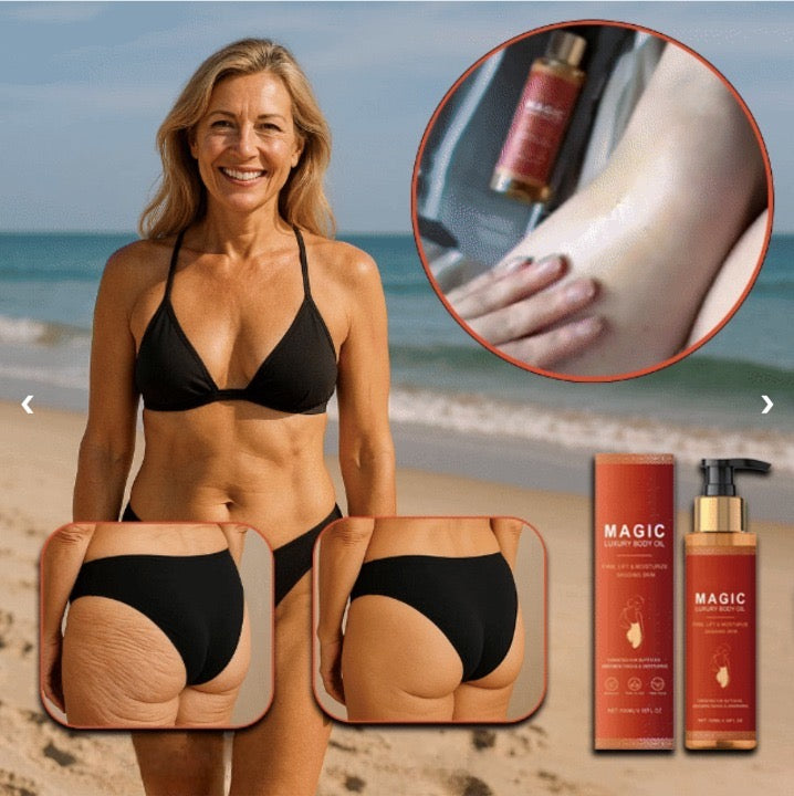 MenoGlow™ Huile corporelle - Pour une peau plus ferme