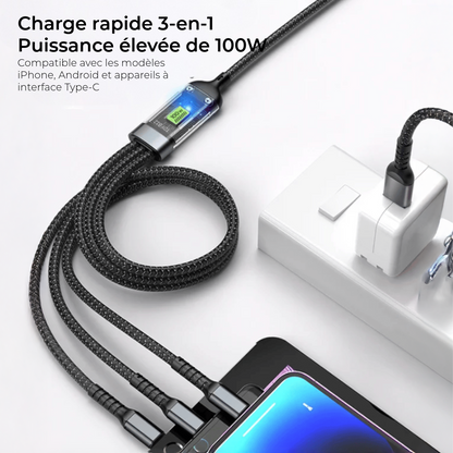 Chargeur 3-en-1 100W