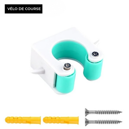 Support de roue de vélo gain de place