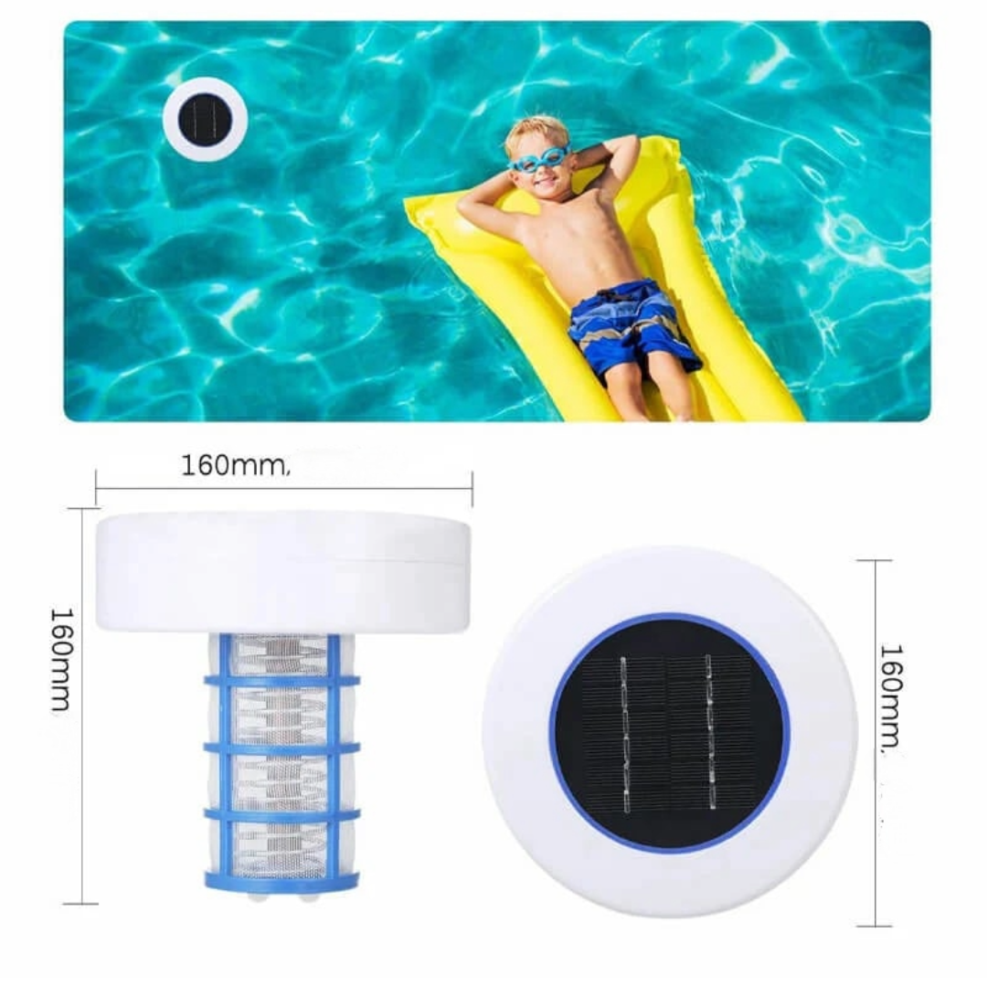 Ioniseur de piscine à énergie solaire