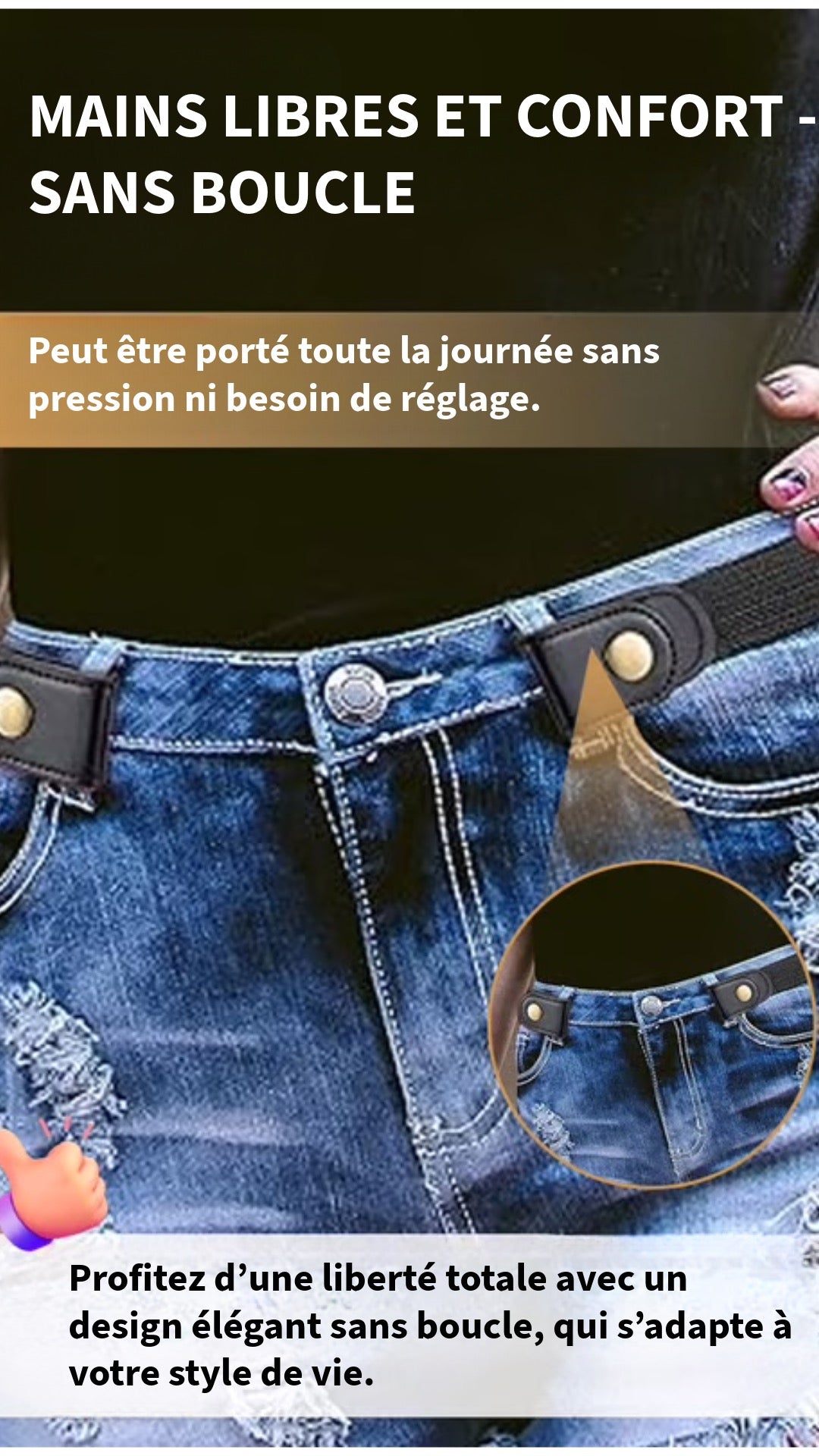Ceinture Bretelle Élastique