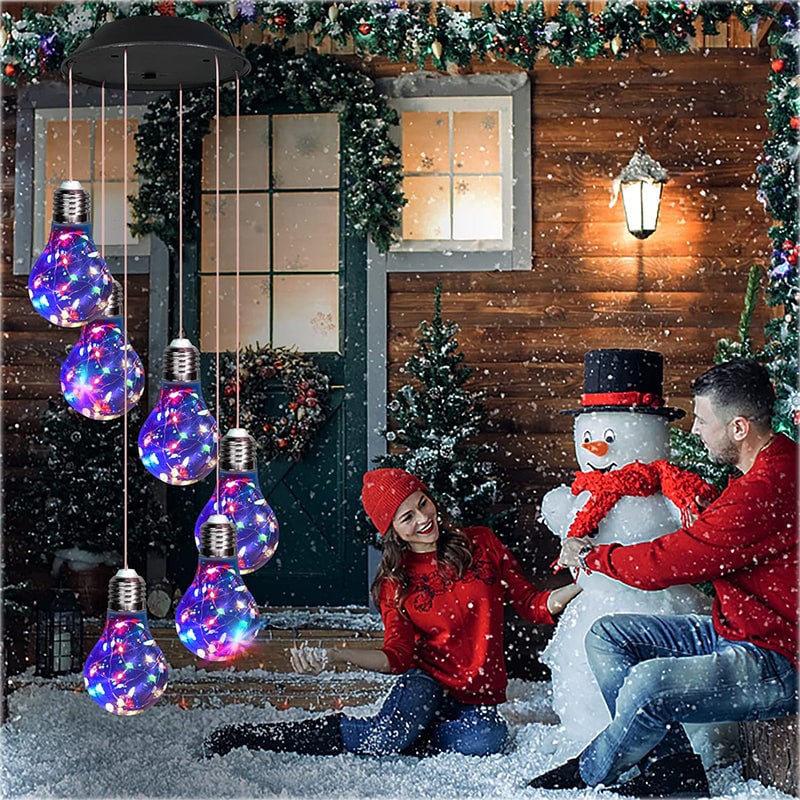Lampes solaires LED colorées