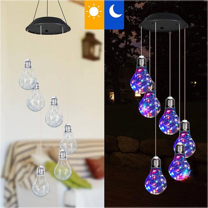 Lampes solaires LED colorées