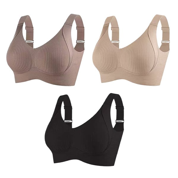 Soutien-gorge push-up sans armatures | Lot de 3