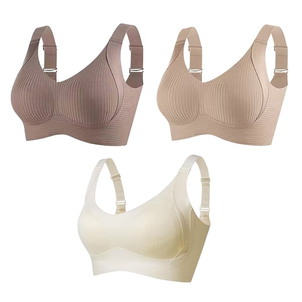 Soutien-gorge push-up sans armatures | Lot de 3