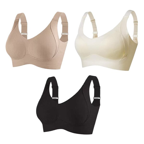 Soutien-gorge push-up sans armatures | Lot de 3