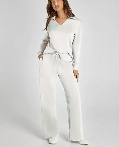 Ensemble Casual Femme – Set 2 Pièces avec Manches Longues