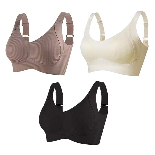 Soutien-gorge push-up sans armatures | Lot de 3
