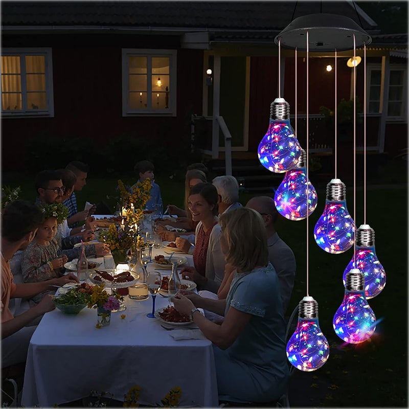 Lampes solaires LED colorées